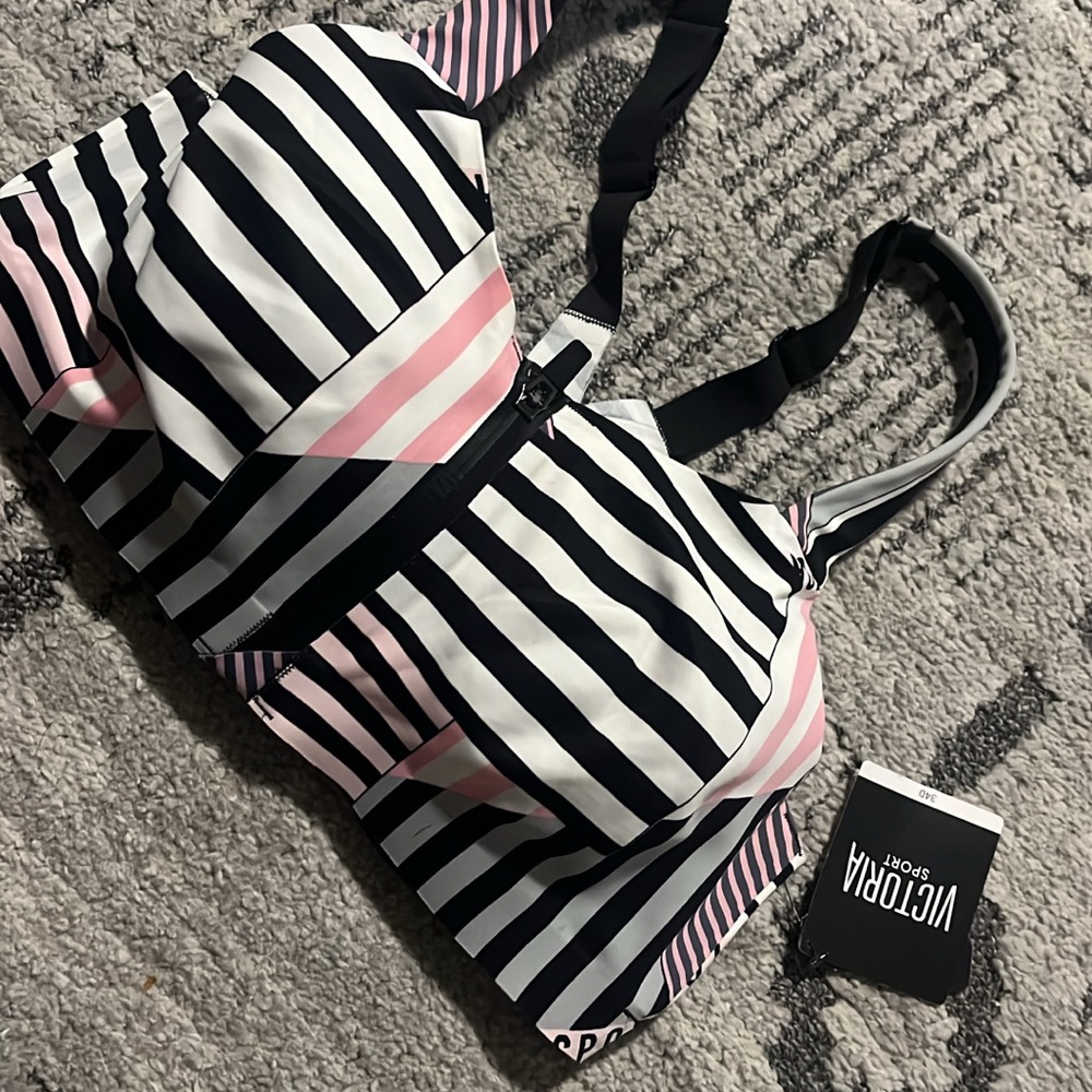 Victoria's Secret Bold Striped Sports Bra